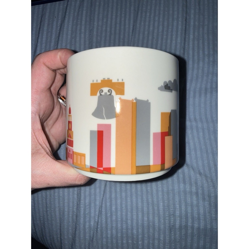 Starbucks NEW Philadelphia 14oz Coffee Tea Mug -You are Here collection - No Box - Picture 2 of 6